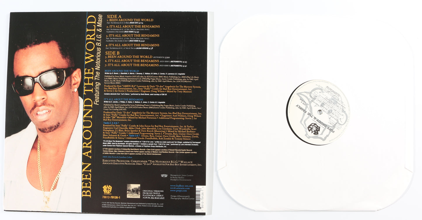
                  
                    Puff Daddy And The Family: Been Around The World LP 12" Vinyl Record Signed by Sean Combs/Puff Daddy
                  
                