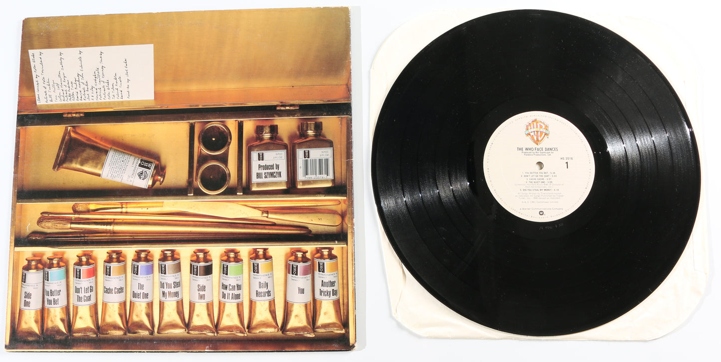 
                  
                    The Who: Face Dances LP 12" Vinyl Record Signed by Pete Townshend
                  
                