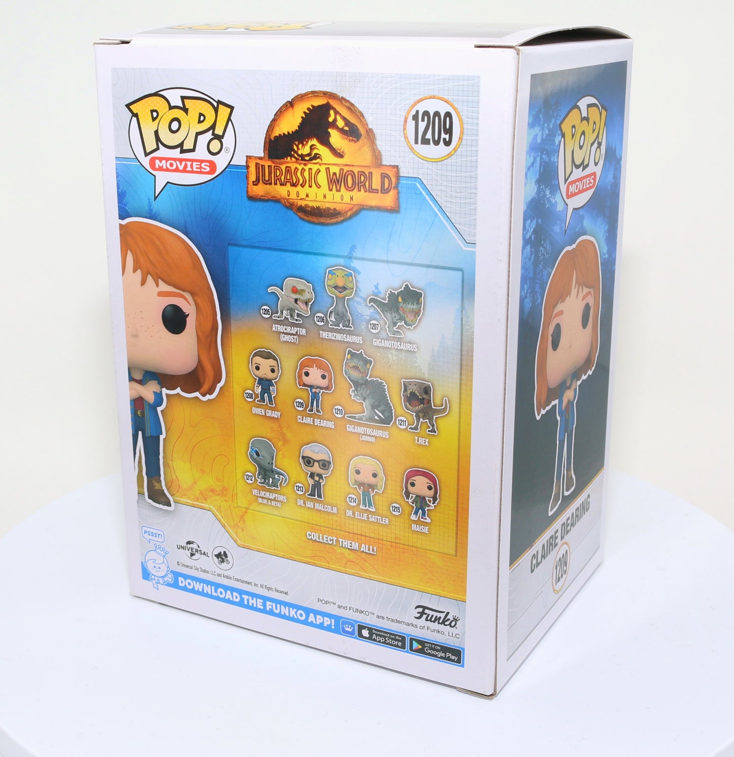 
                  
                    Bryce Dallas Howard as Claire Dearing in Jurassic World Dominion (SWAU Witnessed) Signed Funko POP! #1209
                  
                