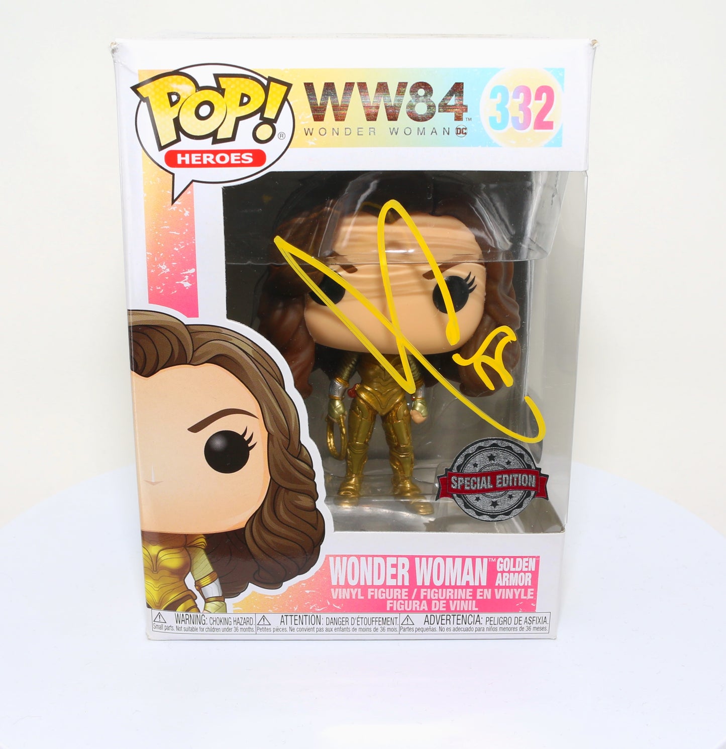 
                  
                    Gal Gadot as Wonder Woman in WW 1984 (SWAU Witnessed) Signed Funko POP! #332
                  
                