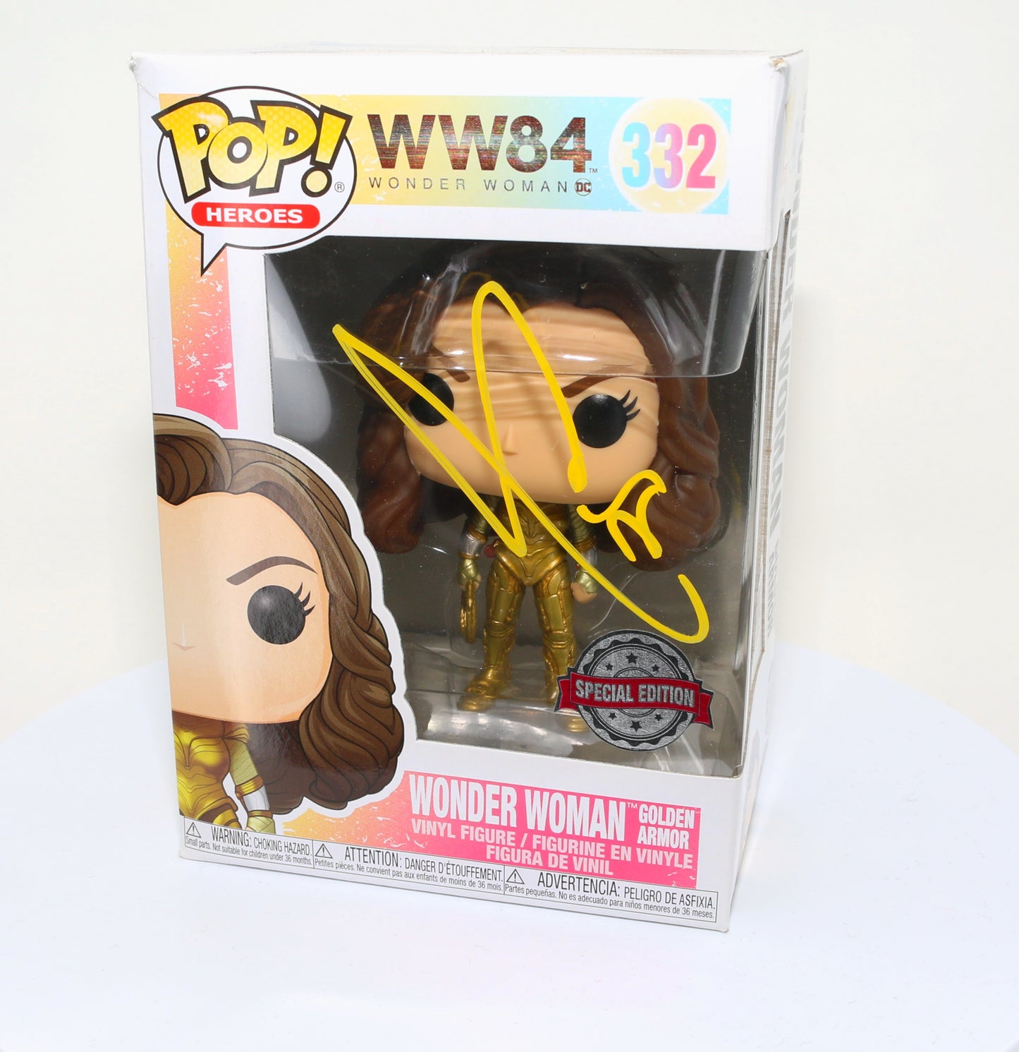 
                  
                    Gal Gadot as Wonder Woman in WW 1984 (SWAU Witnessed) Signed Funko POP! #332
                  
                