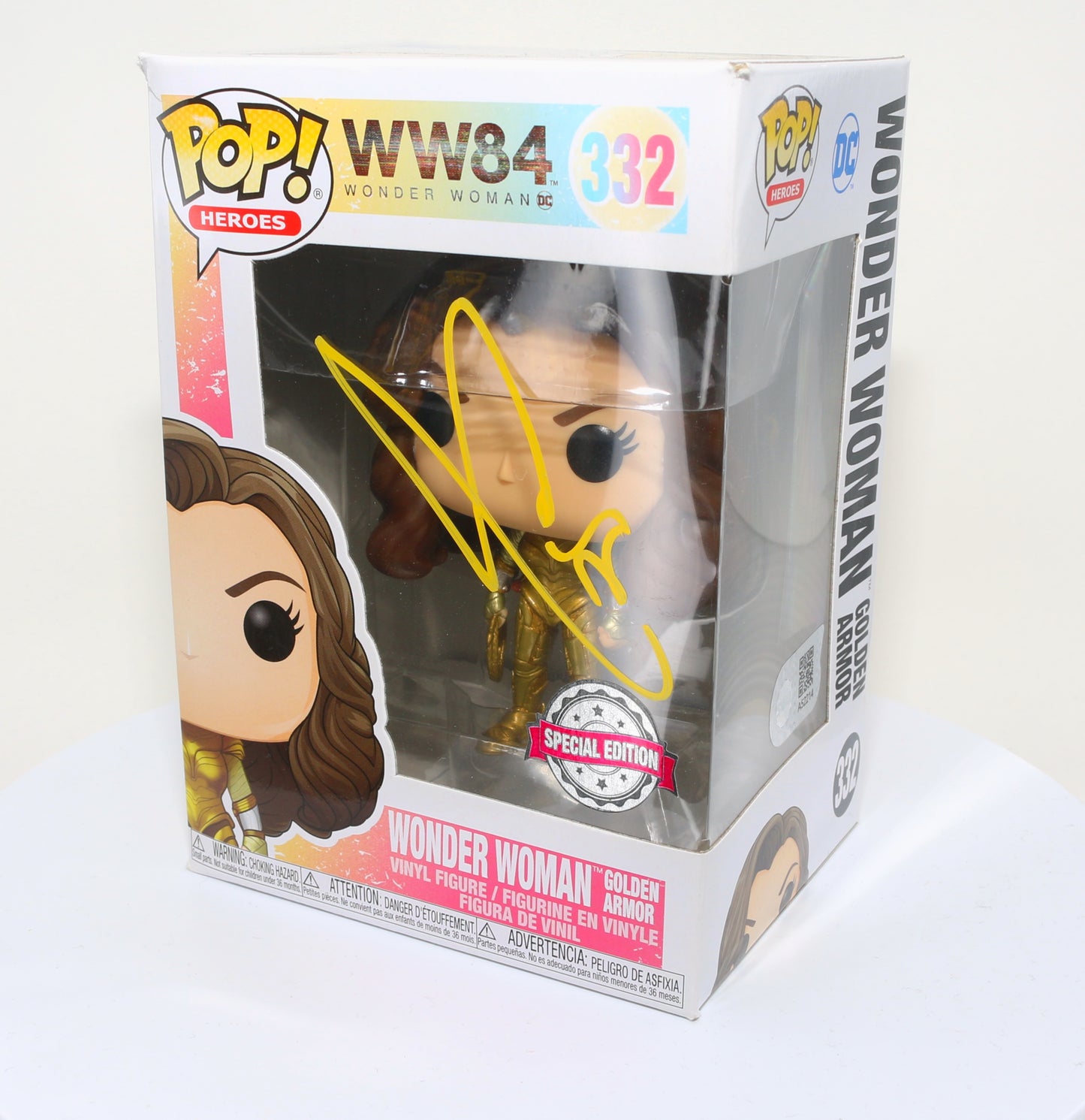 
                  
                    Gal Gadot as Wonder Woman in WW 1984 (SWAU Witnessed) Signed Funko POP! #332
                  
                