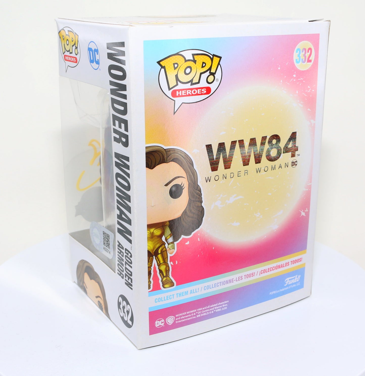 
                  
                    Gal Gadot as Wonder Woman in WW 1984 (SWAU Witnessed) Signed Funko POP! #332
                  
                