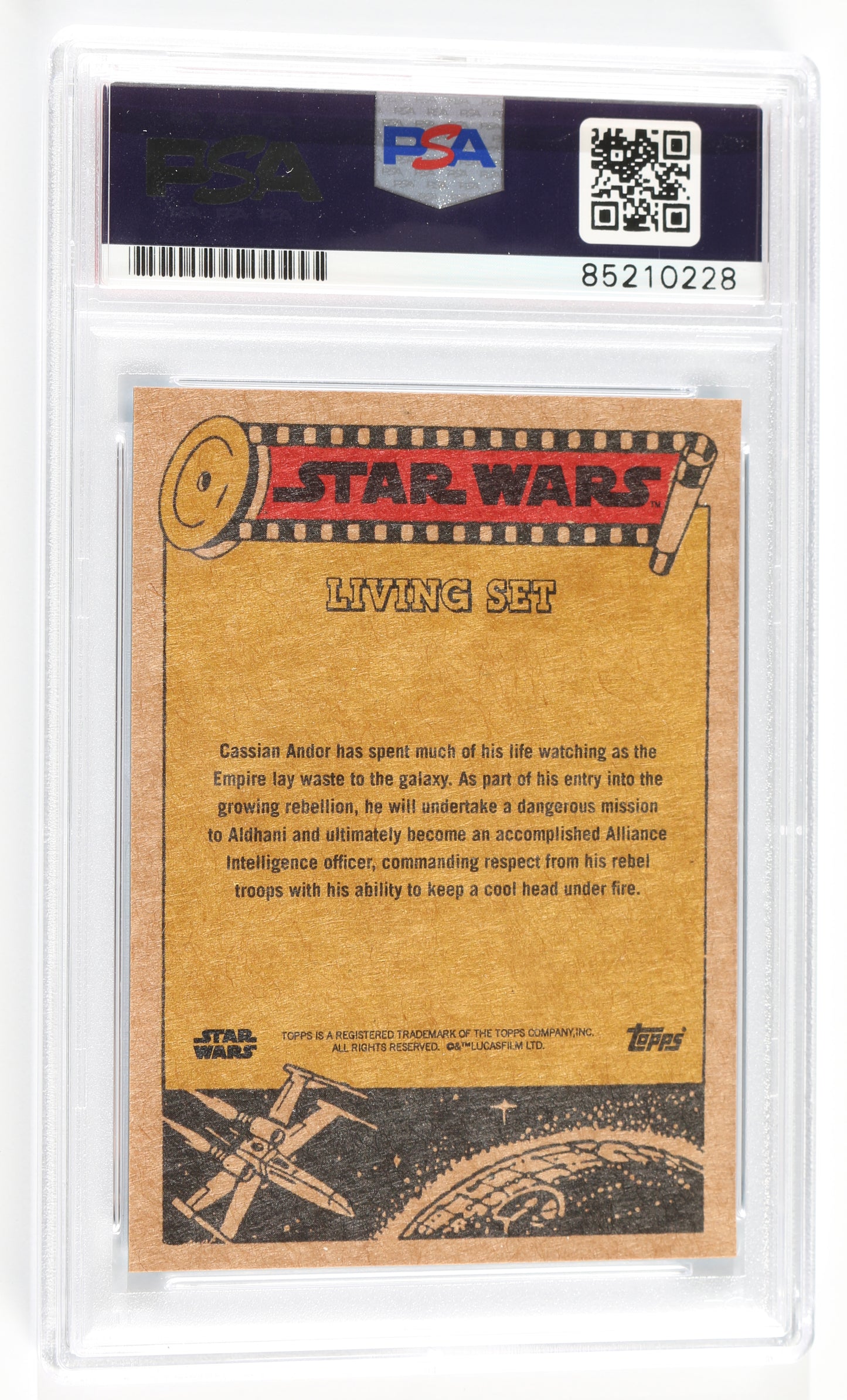 
                  
                    Diego Luna as Captain Cassian Andor in Star Wars Andor (PSA Encapsulated) Signed Topps Trading Card
                  
                