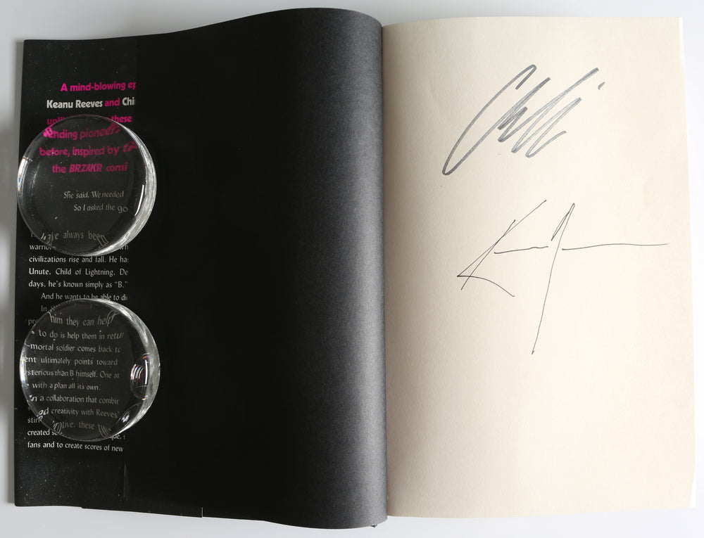 
                  
                    Keanu Reeves & China Miéville's The Book of Elsewhere Hardcover Book Signed by Keanu Reeves & China Miéville
                  
                