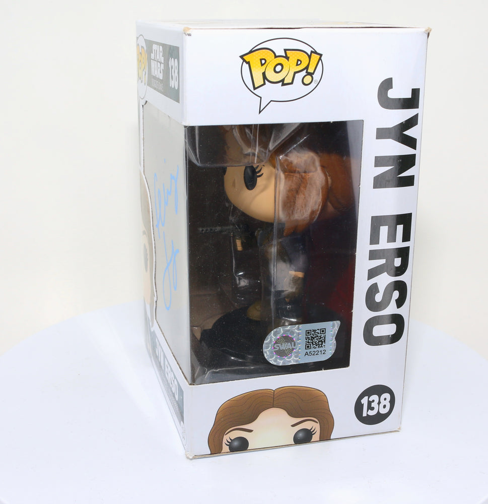 
                  
                    Felicity Jones as Jyn Erso in Rogue One: A Star Wars Story (SWAU Authenticated) Signed Funko POP! #138
                  
                