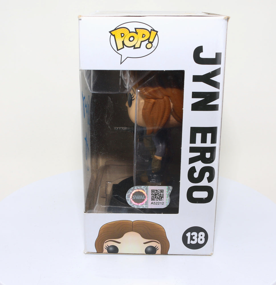 
                  
                    Felicity Jones as Jyn Erso in Rogue One: A Star Wars Story (SWAU Authenticated) Signed Funko POP! #138
                  
                