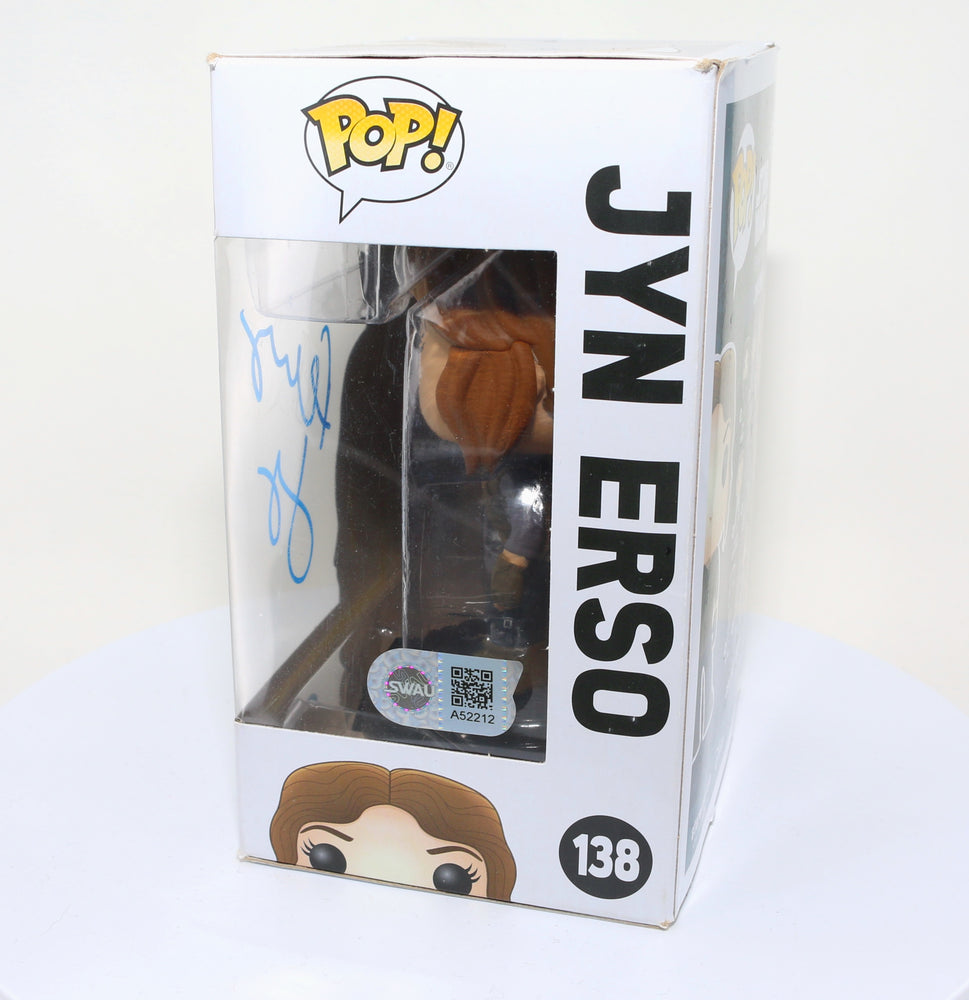 
                  
                    Felicity Jones as Jyn Erso in Rogue One: A Star Wars Story (SWAU Authenticated) Signed Funko POP! #138
                  
                