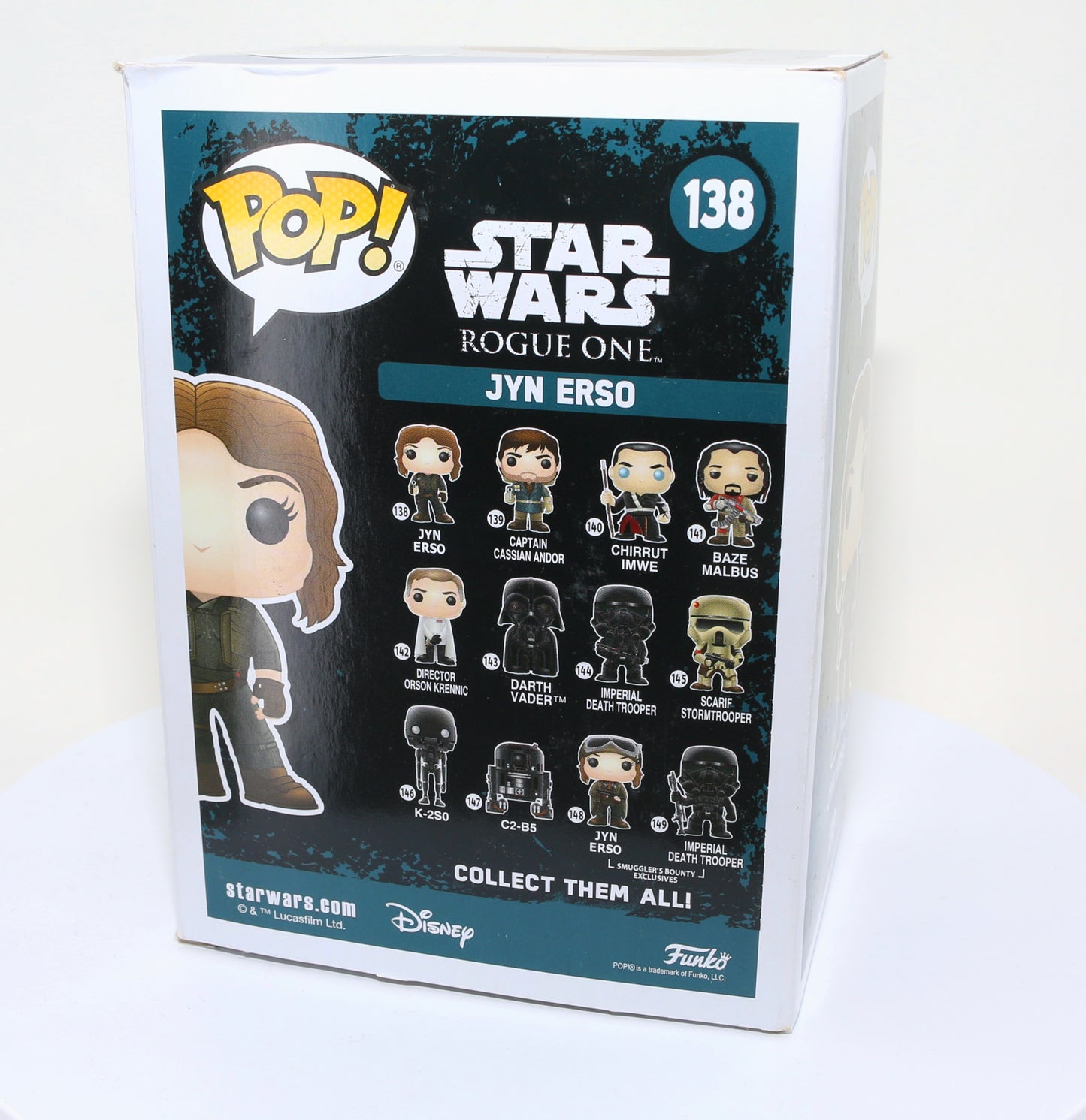 
                  
                    Felicity Jones as Jyn Erso in Rogue One: A Star Wars Story (SWAU Authenticated) Signed Funko POP! #138
                  
                