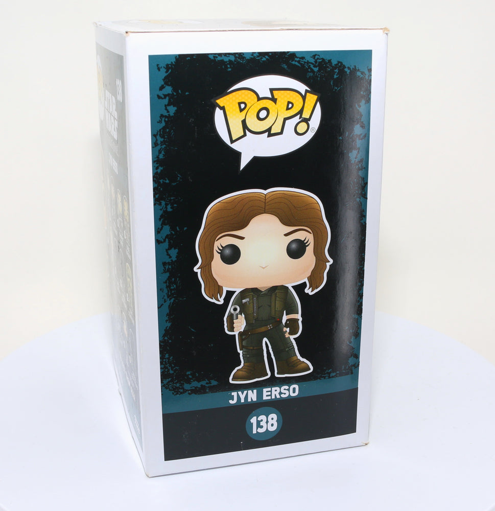 
                  
                    Felicity Jones as Jyn Erso in Rogue One: A Star Wars Story (SWAU Authenticated) Signed Funko POP! #138
                  
                