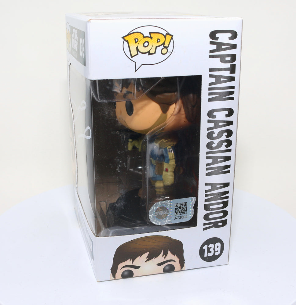 
                  
                    Diego Luna as Captain Cassian Andor in Rogue One: A Star Wars Story Signed Funko POP!  #139
                  
                