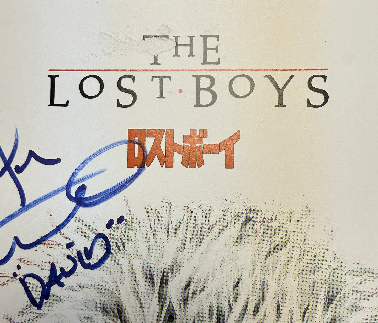 
                  
                    Kiefer Sutherland as David in The Lost Boys Signed 6x16.5 Mini Poster with Character Name
                  
                