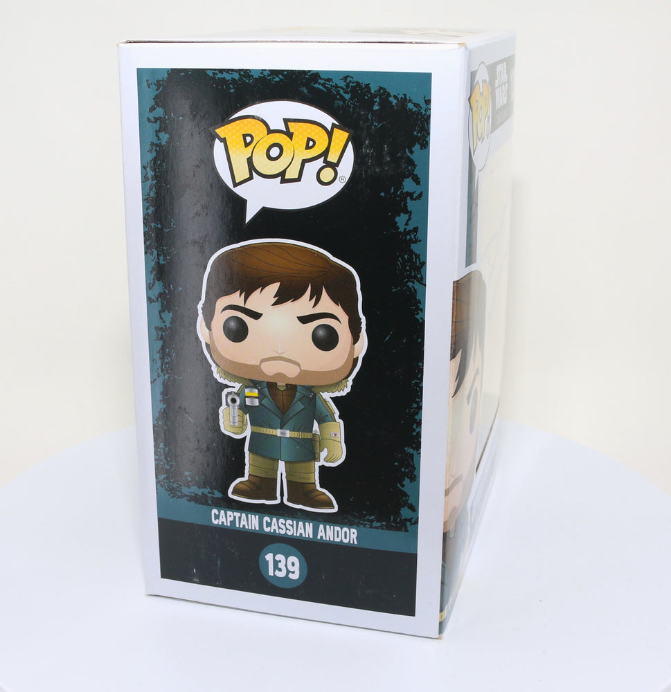 
                  
                    Diego Luna as Captain Cassian Andor in Rogue One: A Star Wars Story Signed Funko POP!  #139
                  
                