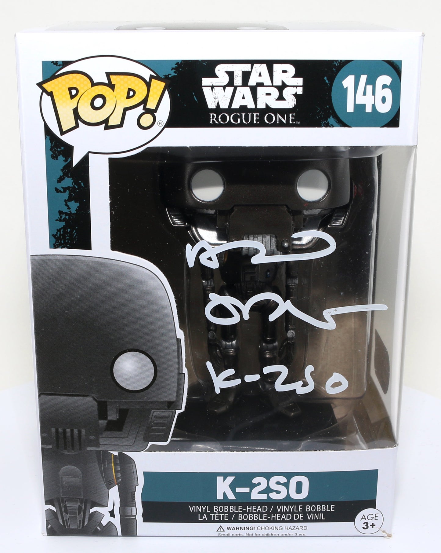 
                  
                    Alan Tudyk as K-2SO in Rogue One: A Star Wars Story Signed POP! Funko #146
                  
                