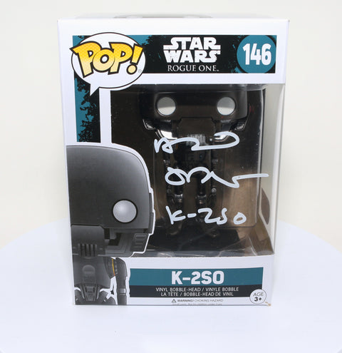 Alan Tudyk as K-2SO in Rogue One: A Star Wars Story Signed POP! Funko #146