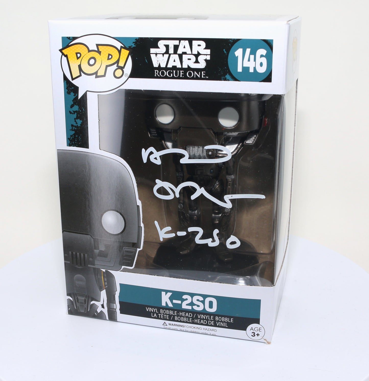 
                  
                    Alan Tudyk as K-2SO in Rogue One: A Star Wars Story Signed Funko POP!  #146
                  
                