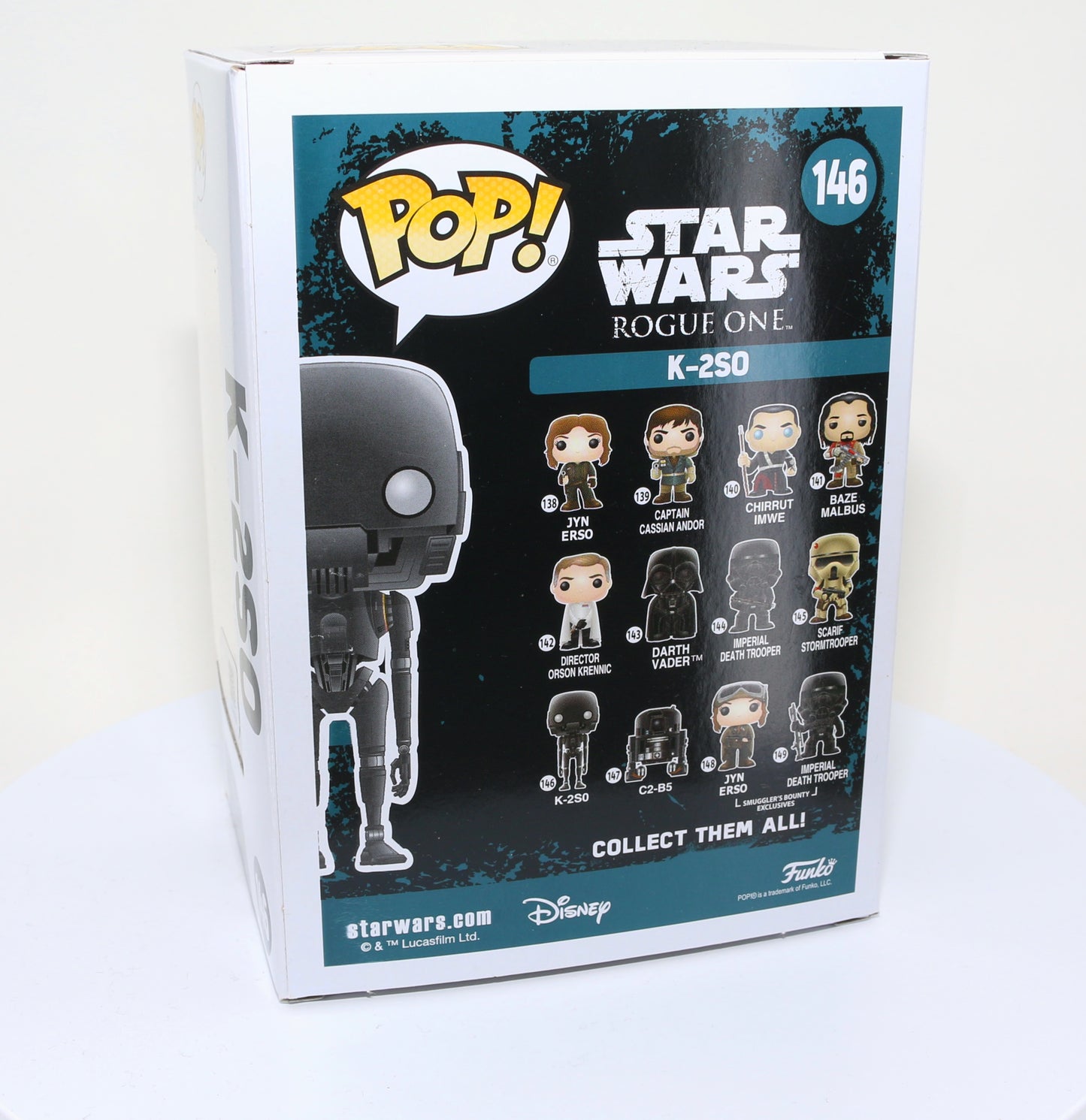 
                  
                    Alan Tudyk as K-2SO in Rogue One: A Star Wars Story Signed Funko POP!  #146
                  
                