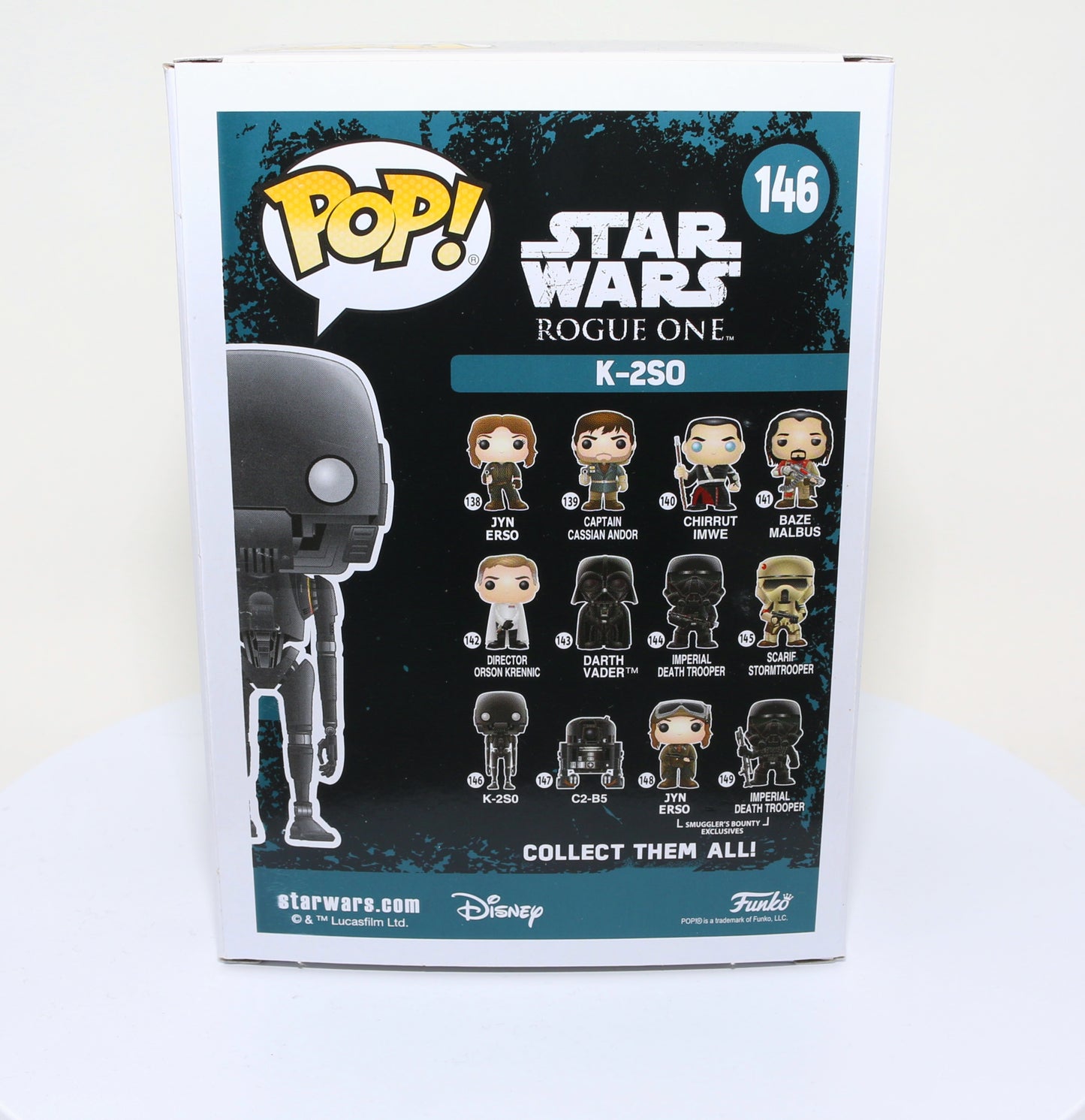 
                  
                    Alan Tudyk as K-2SO in Rogue One: A Star Wars Story Signed Funko POP!  #146
                  
                