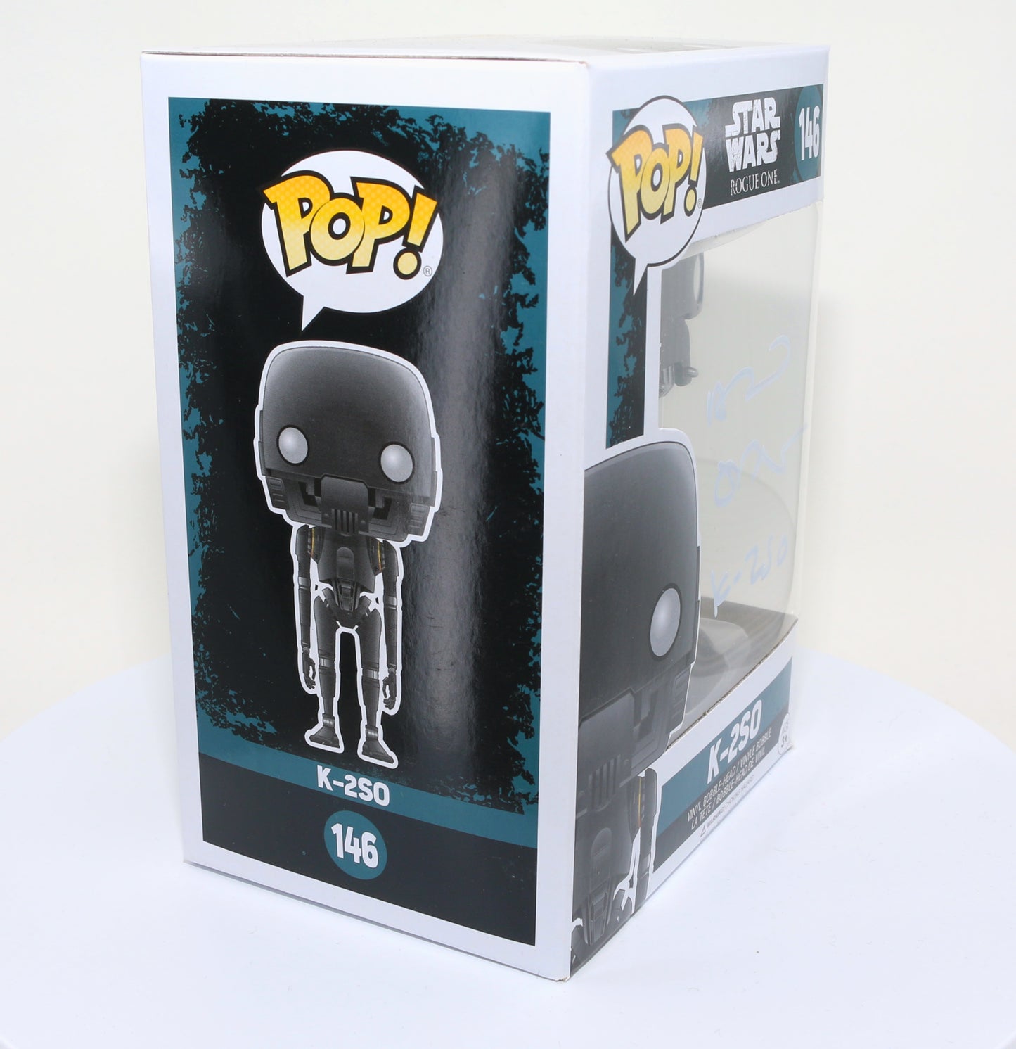 
                  
                    Alan Tudyk as K-2SO in Rogue One: A Star Wars Story Signed Funko POP!  #146
                  
                