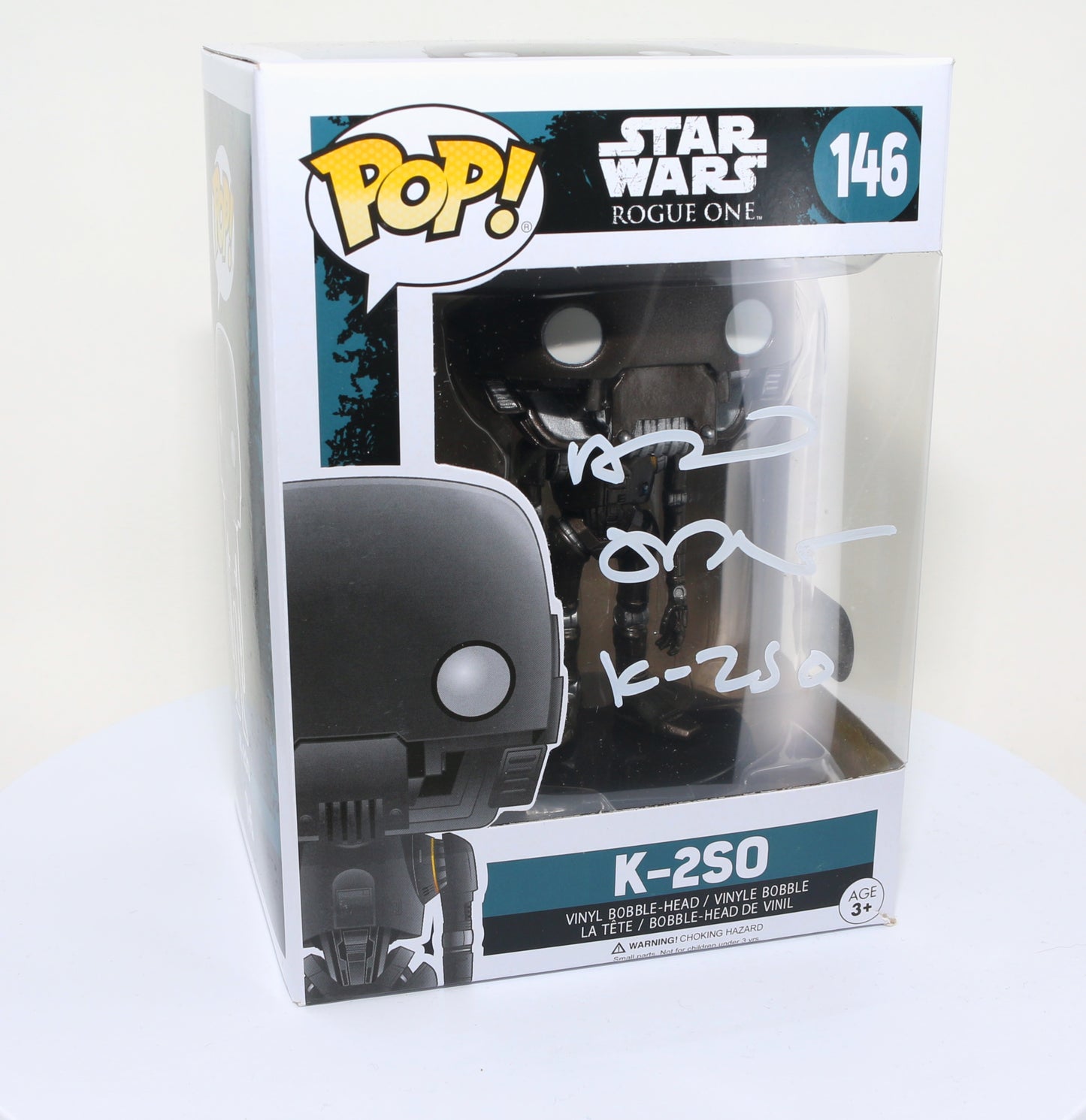 
                  
                    Alan Tudyk as K-2SO in Rogue One: A Star Wars Story Signed Funko POP!  #146
                  
                