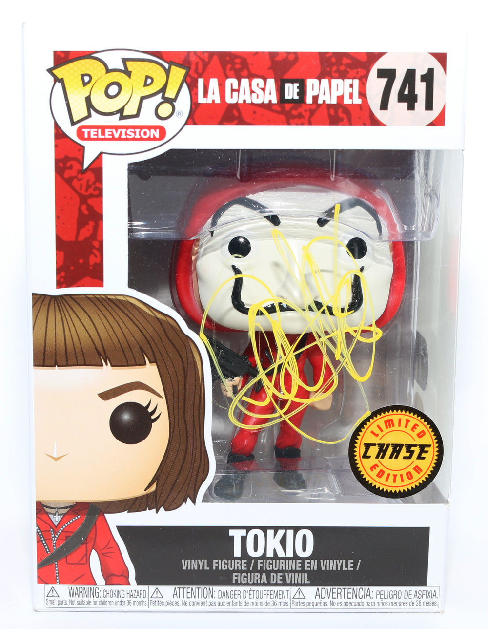 Úrsula Corberó as Tokyo in Money Heist [La Casa De Papel] Chase Edition (SWAU / ACOA) Signed Funko POP! #741