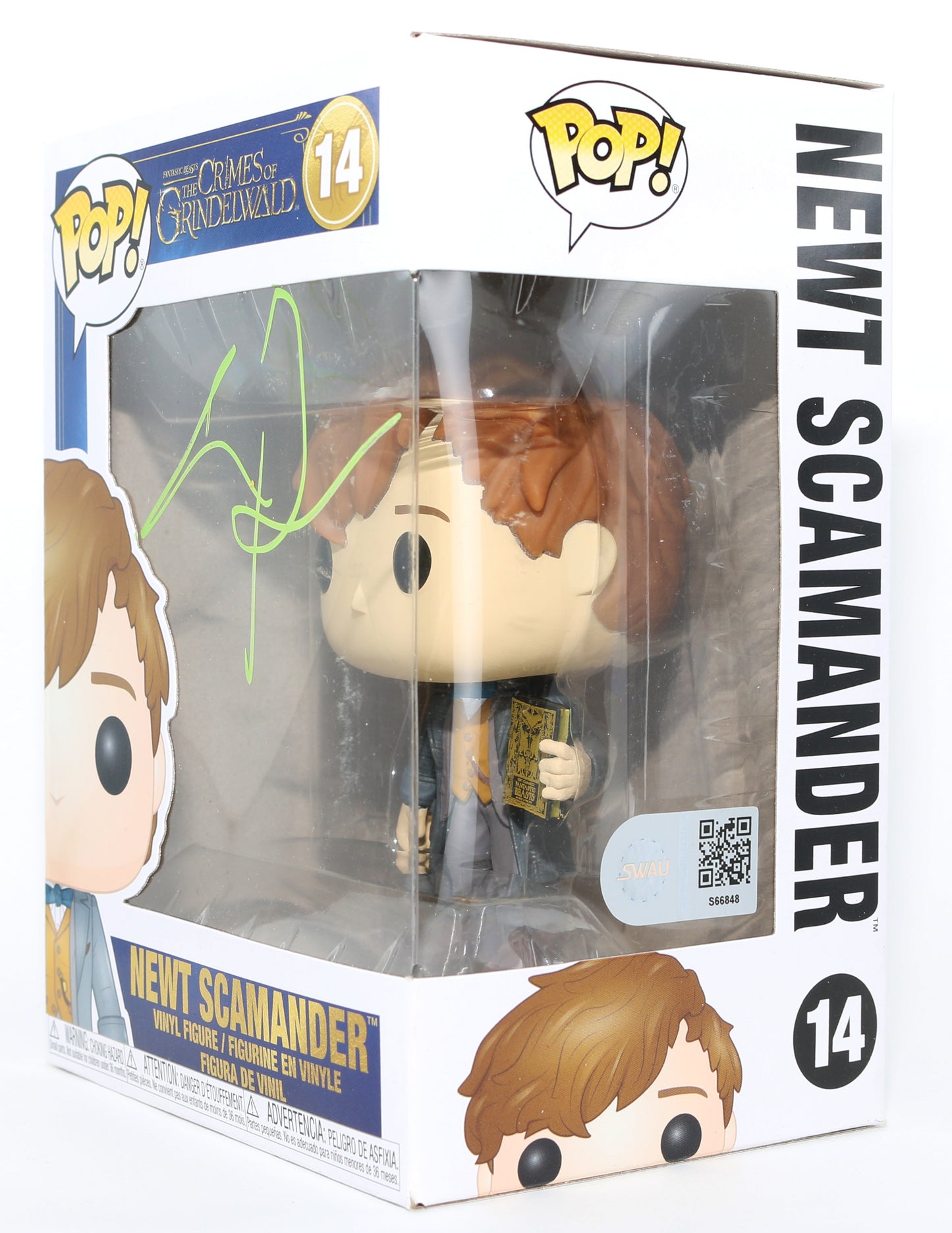 
                  
                    Eddie Redmayne as Newt Scamander in Fantastic Beasts: The Crimes of Grindelwald (SWAU) Signed Funko POP! #14
                  
                