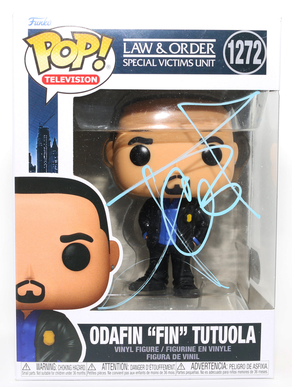 Ice-T as Detective Fin Tutuola in Law & Order: Special Victims Unit (SWAU) Signed Funko POP! #1272