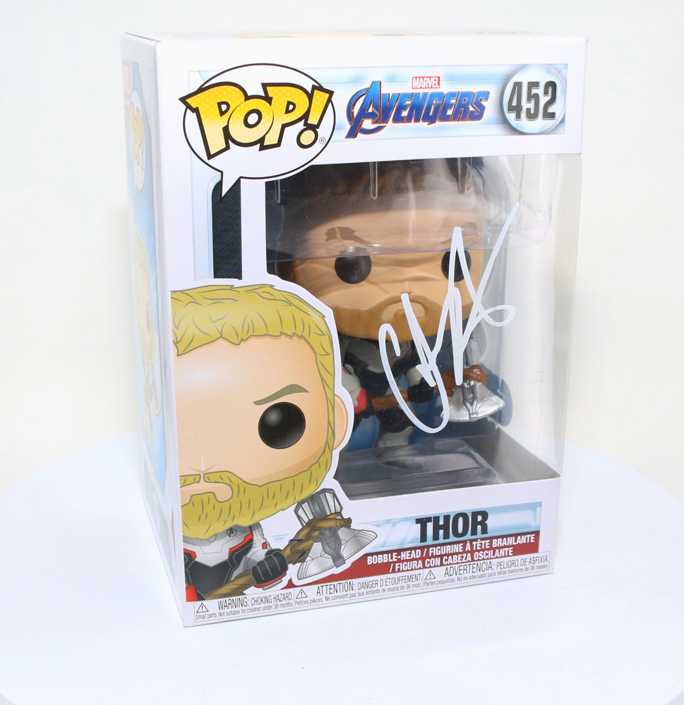 
                  
                    Chris Hemsworth as Thor in Avengers: Endgame (SWAU) Signed Funko POP! #452
                  
                