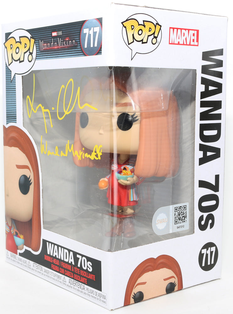 
                  
                    Elizabeth Olsen as Wanda [70's] in WandaVision (SWAU) Signed Funko POP! #717 with Character Name
                  
                