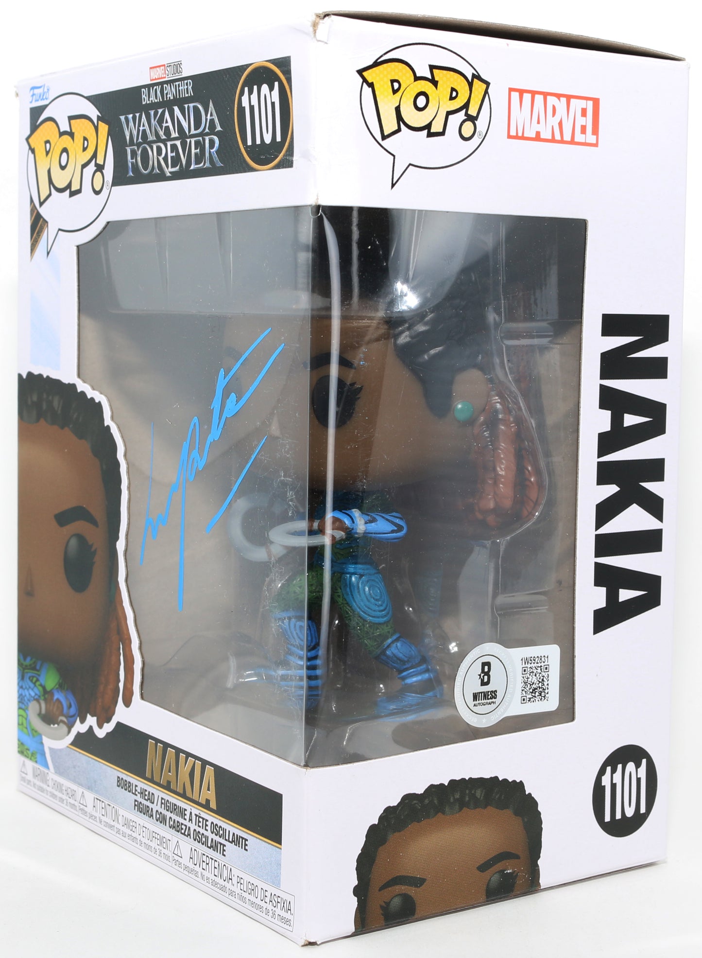 
                  
                    Lupita Nyong'o as Nakia in Black Panther: Wakanda Forever (Beckett) Signed Funko POP! #1101
                  
                
