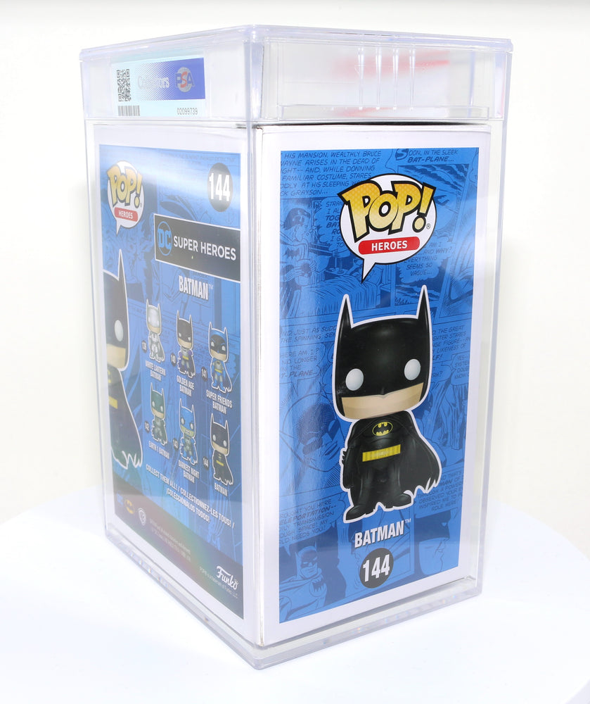 
                  
                    Green Metallic Batman from DC Super Heroes 2018 Emerald City Comic Con Exclusive Limited to 1500 Pieces Funko POP! #144 PSA Graded 9 - Grail
                  
                