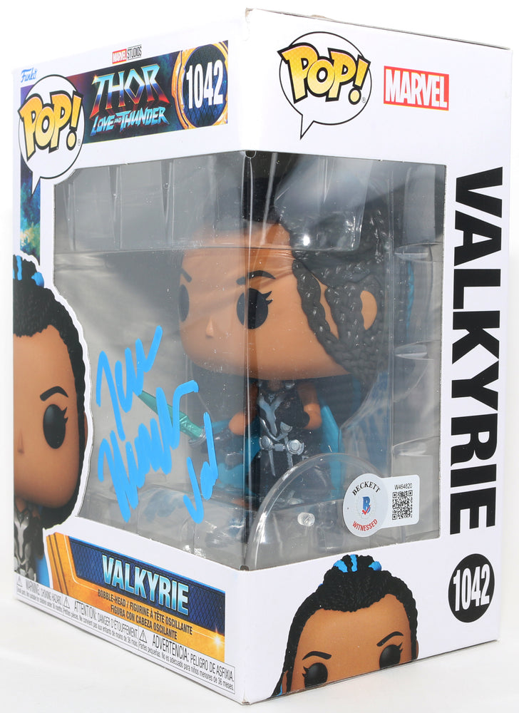 
                  
                    Tessa Thompson as Valkyrie in Thor: Love & Thunder (Beckett) Signed Funko POP! #1042 with Character Name
                  
                