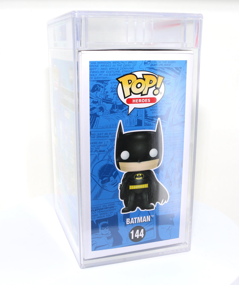
                  
                    Green Metallic Batman from DC Super Heroes 2018 Emerald City Comic Con Exclusive Limited to 1500 Pieces Funko POP! #144 PSA Graded 9 - Grail
                  
                