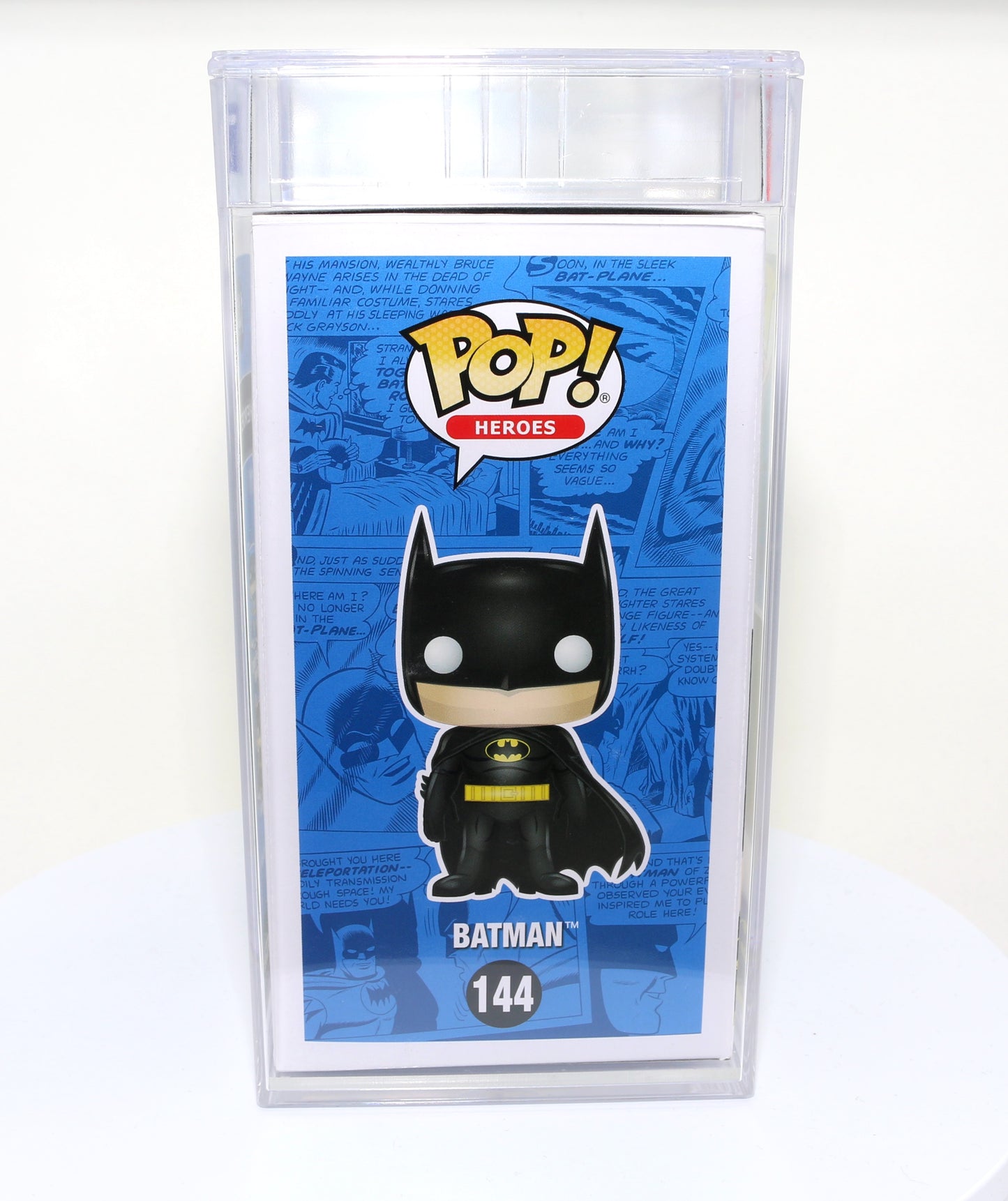 
                  
                    Green Metallic Batman from DC Super Heroes 2018 Emerald City Comic Con Exclusive Limited to 1500 Pieces Funko POP! #144 PSA Graded 9 - Grail
                  
                