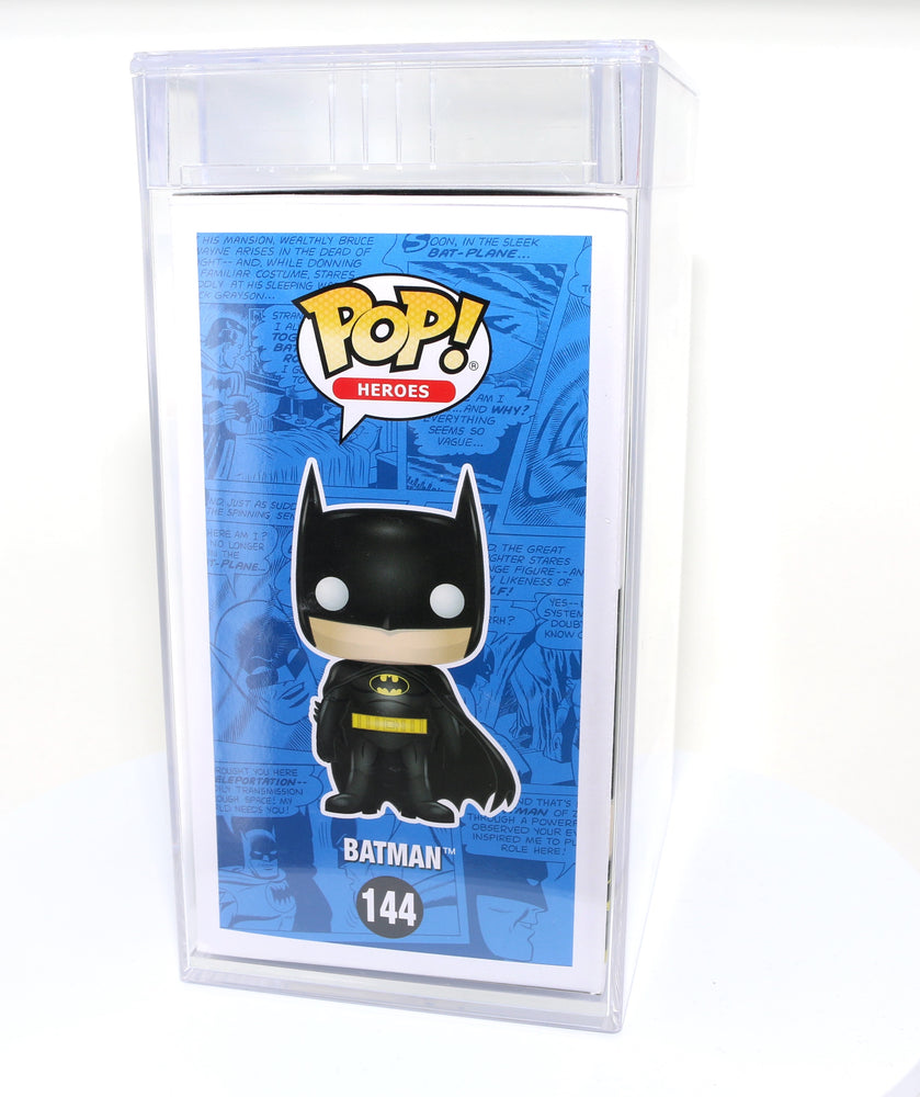 
                  
                    Green Metallic Batman from DC Super Heroes 2018 Emerald City Comic Con Exclusive Limited to 1500 Pieces Funko POP! #144 PSA Graded 9 - Grail
                  
                