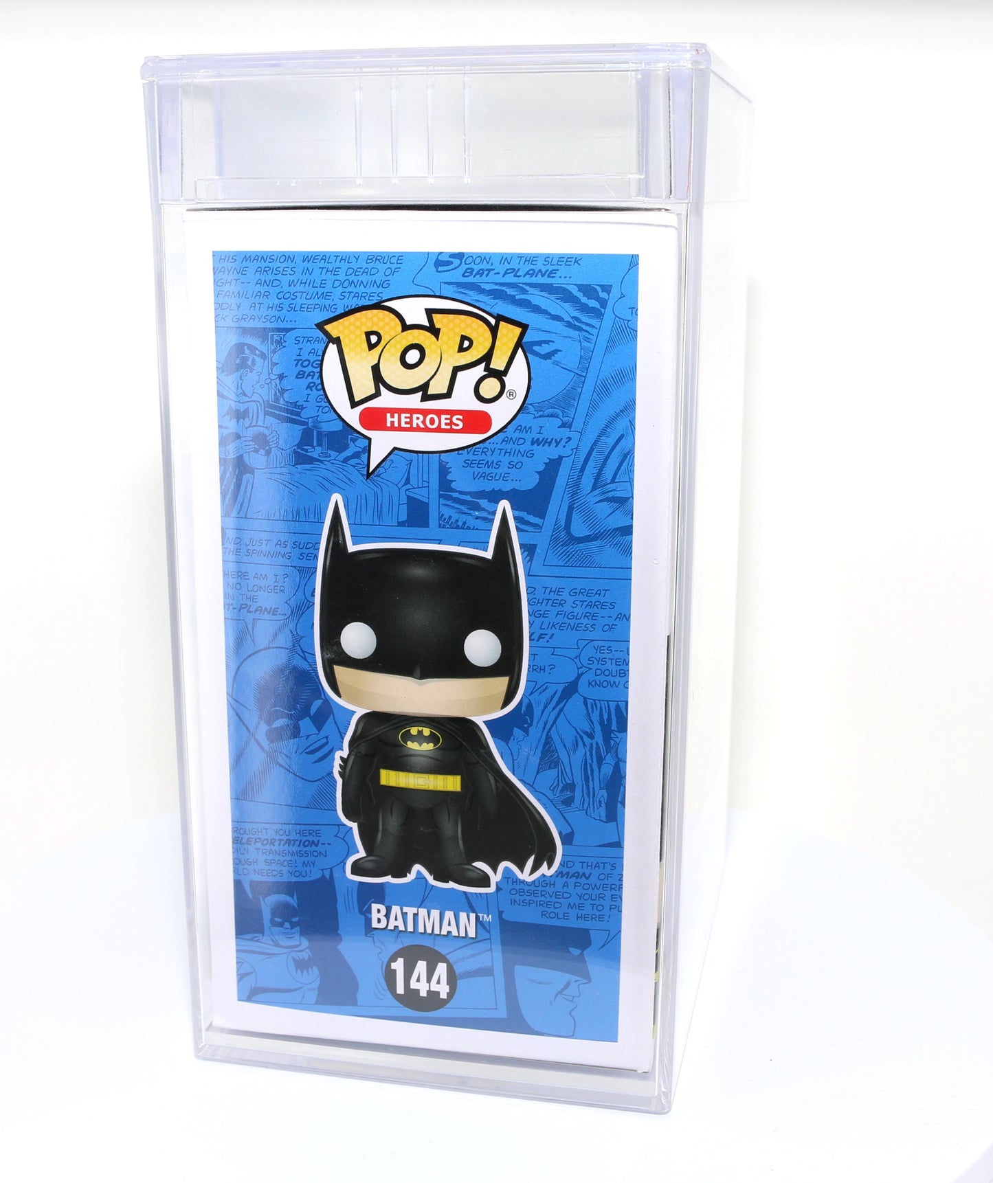 
                  
                    Green Metallic Batman from DC Super Heroes 2018 Emerald City Comic Con Exclusive Limited to 1500 Pieces Funko POP! #144 PSA Graded 9 - Grail
                  
                