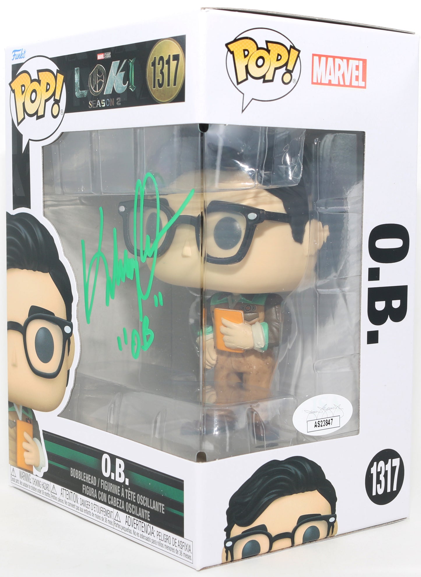 
                  
                    Ke Huy Quan as O.B. in Loki (JSA) Signed Funko POP! #1317 with Character Name
                  
                