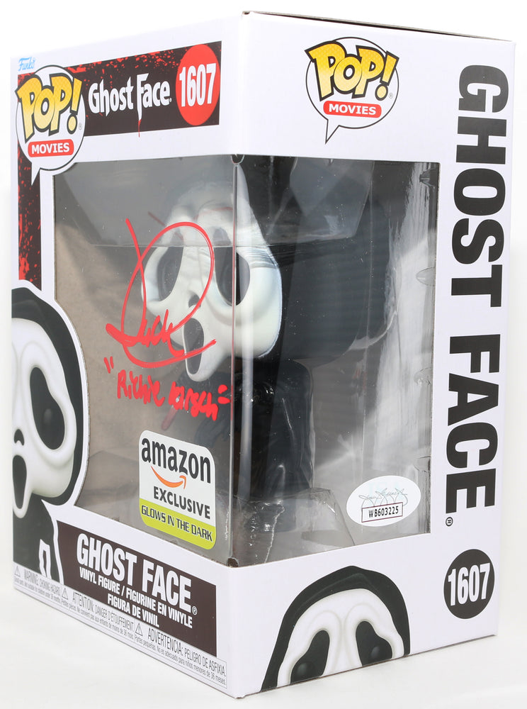 
                  
                    Jack Quaid as Richie Kirsch in Scream 5 GITD Amazon Exclusive (JSA) Signed Funko POP! #1607 with Character Name
                  
                