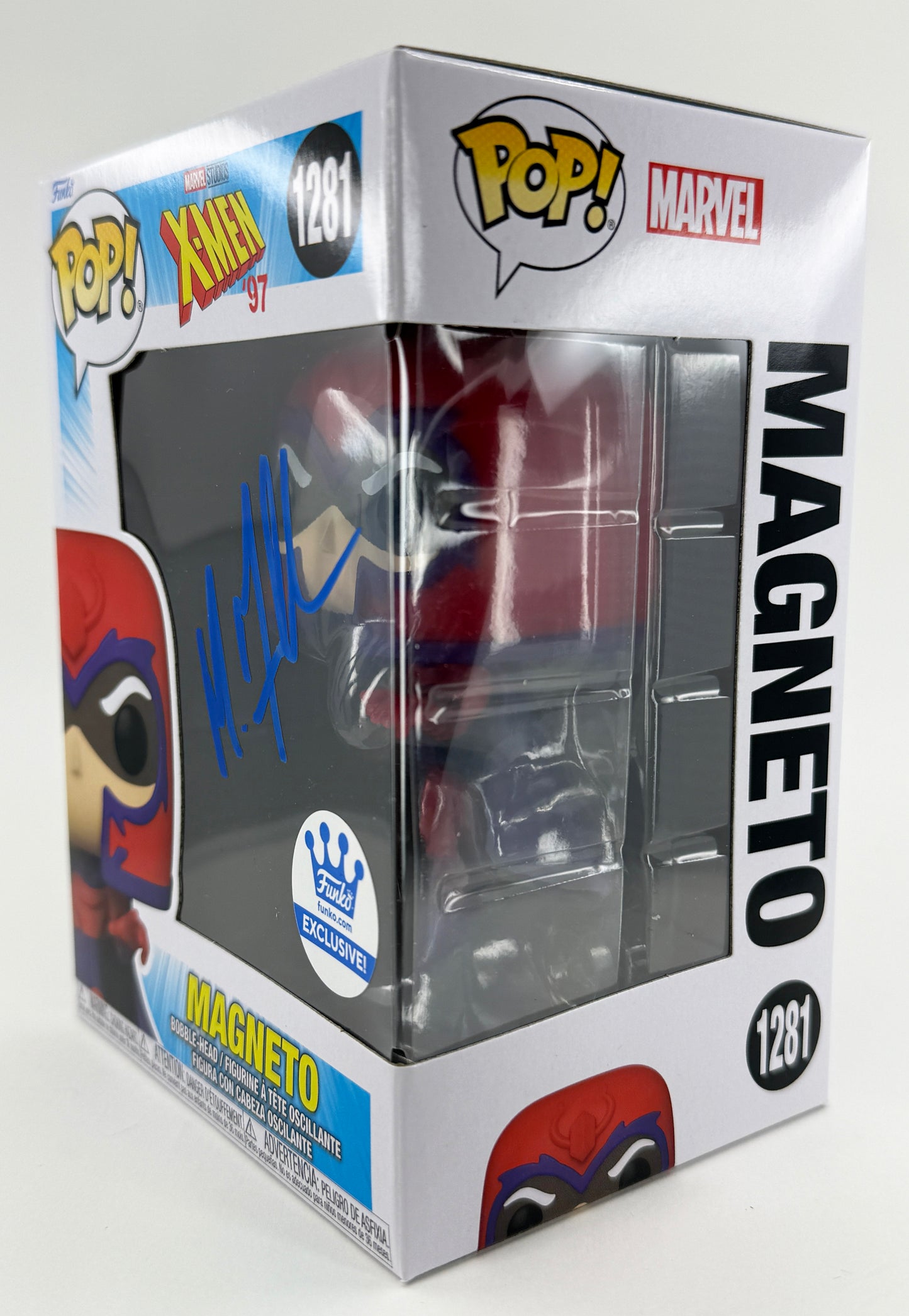 
                  
                    Michael Fassbender as Magneto in X-Men Funko Store Exclusive Signed Funko POP! #1281
                  
                