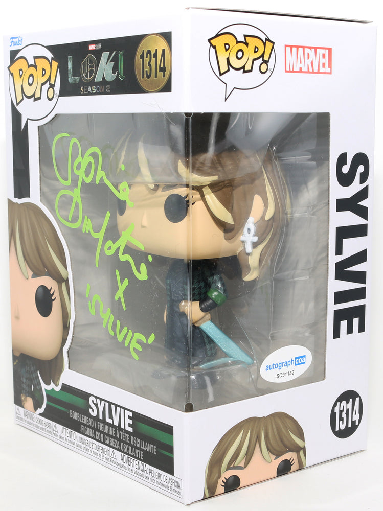 
                  
                    Sophia Di Martino as Sylvie in Loki (ACOA) Signed Funko POP! #1314 with Character Name
                  
                