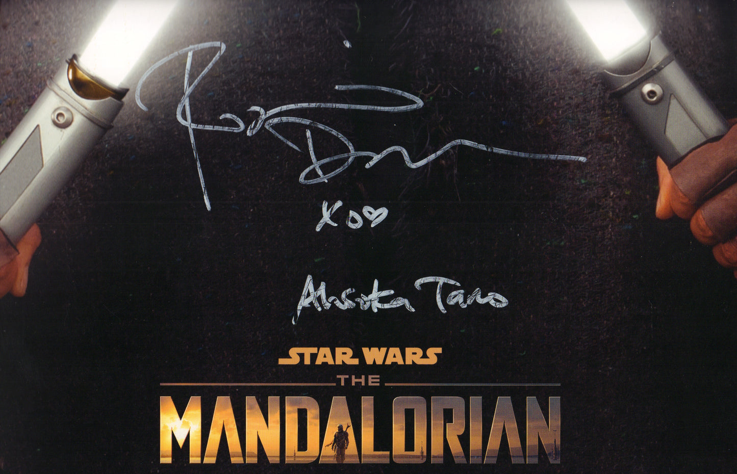
                  
                    Rosario Dawson as Ahsoka Tano in Star Wars: The Mandalorian (SWAU) Signed 22.5x34 Poster with Character Name & Quote
                  
                