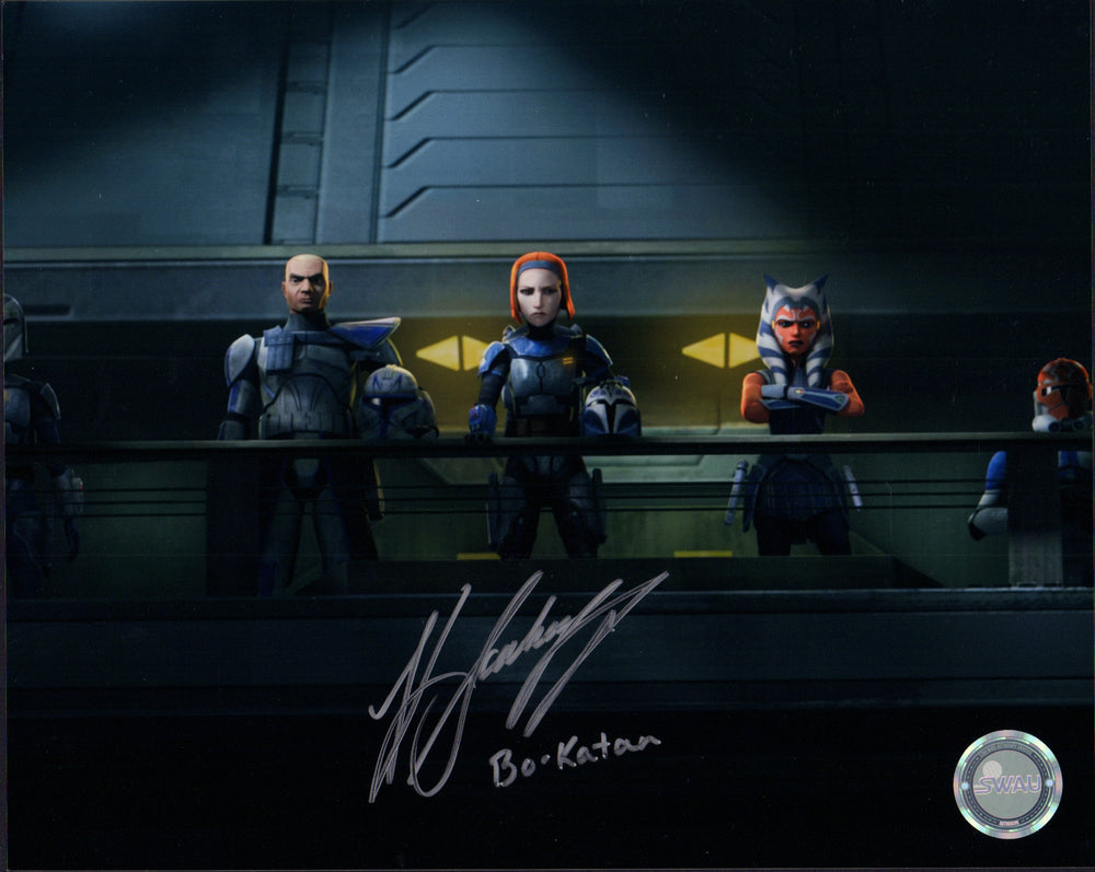 Katee Sackhoff as Bo-Katan in Star Wars: The Clone Wars (SWAU) Signed 8x10 Photo with Character Name