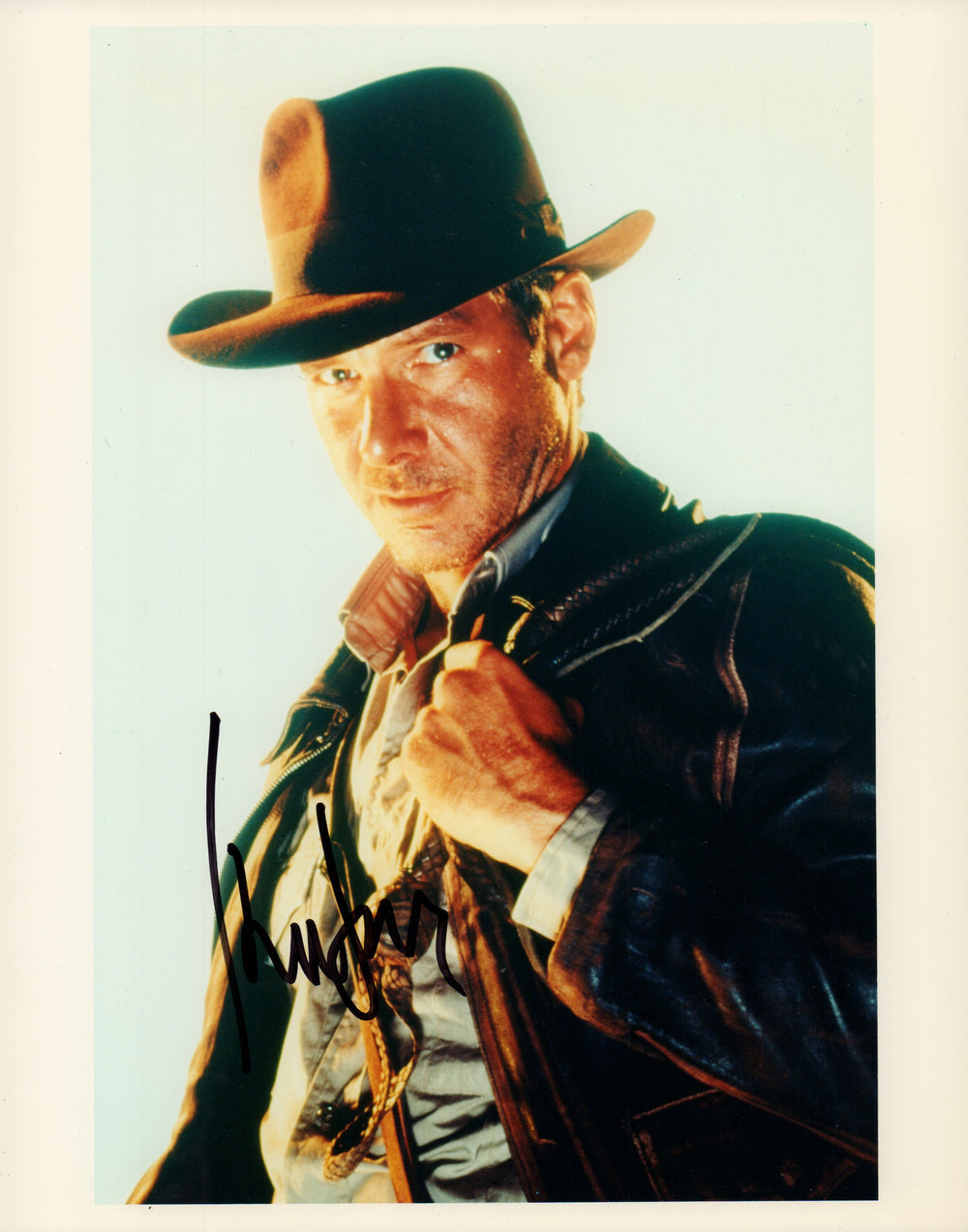 Harrison Ford as Indiana Jones in Indiana Jones and The Last Crusade Signed 8x10 Photo