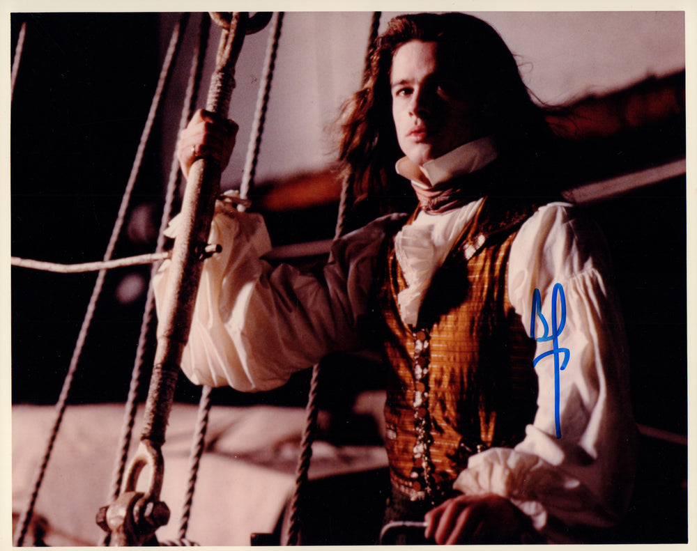 Brad Pitt as Louis de Pointe du Lac in Interview with the Vampire Signed 8x10 Photo