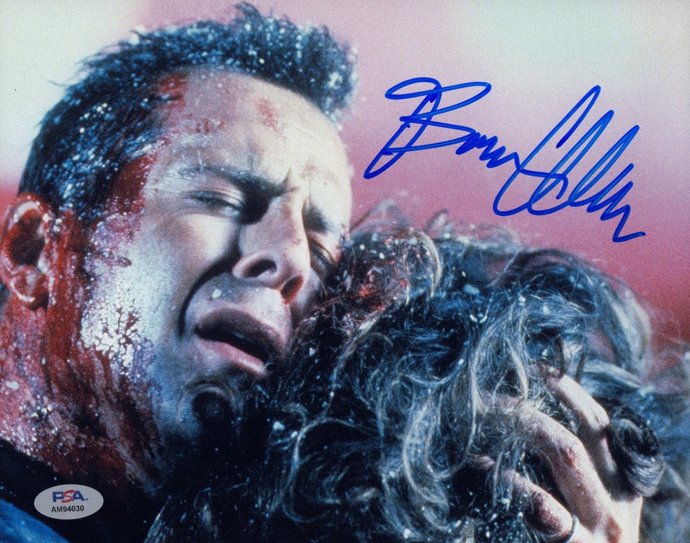 Bruce Willis as John McClane in Die Hard Signed 8x10 Photo