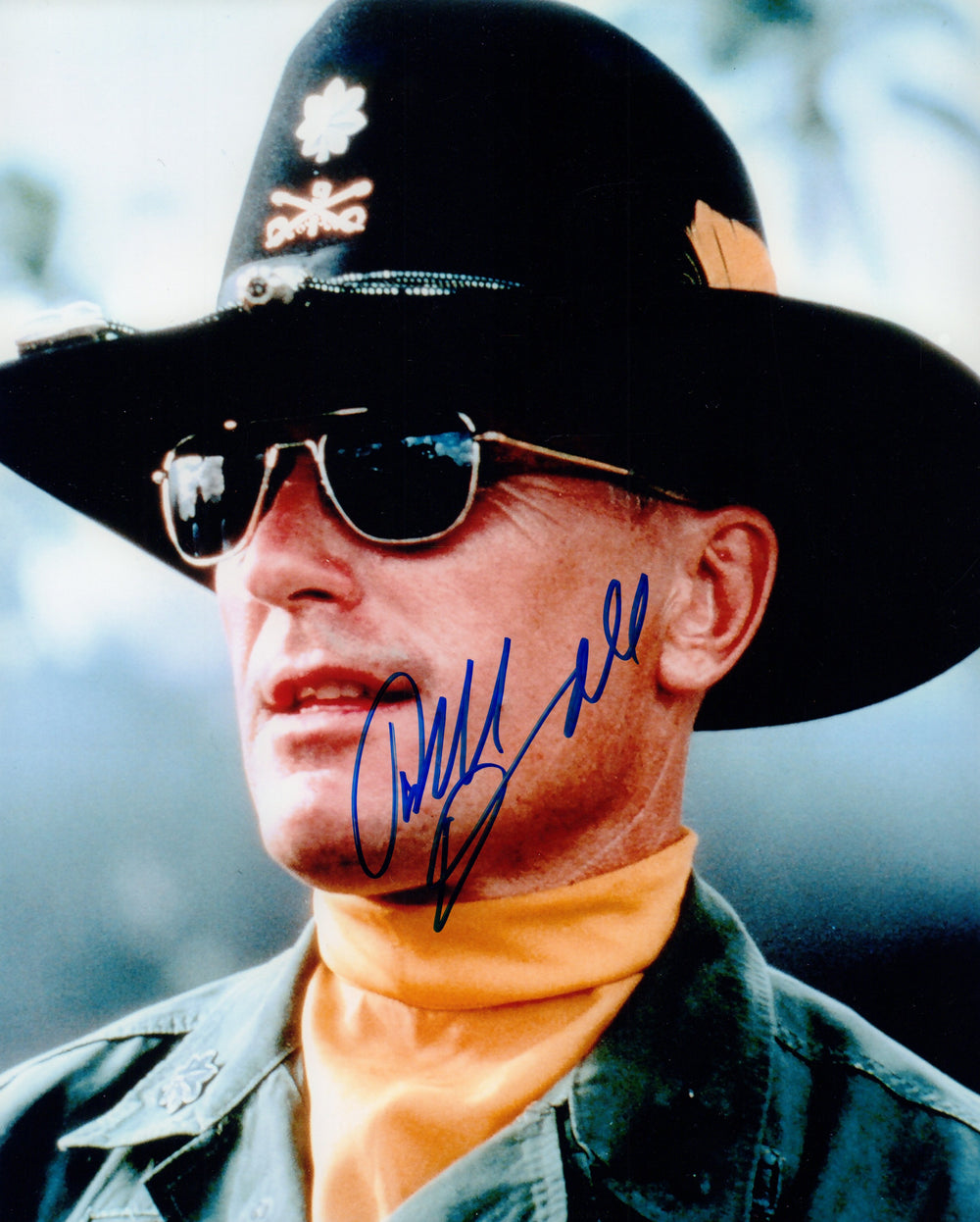 Robert Duvall as Lieutenant Colonel Bill Kilgore in Apocalypse Now Signed 8x10 Photo