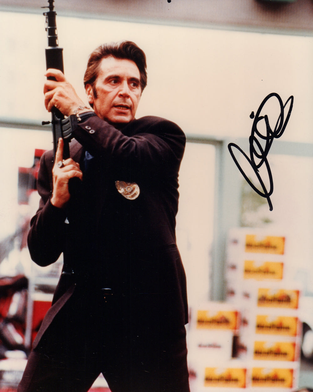 Al Pacino as Lieutenant Vincent Hanna in Michael Mann's Heat Signed 8x10 Photo