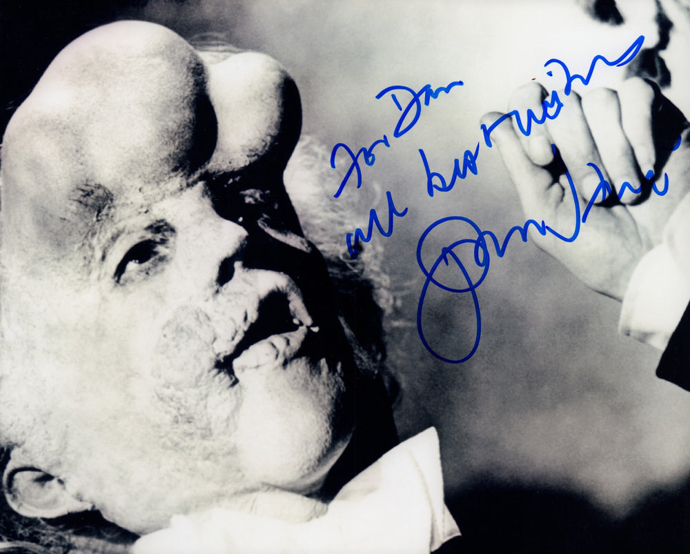 John Hurt as John Merrick in David Lynch's The Elephant Man Signed 8x10 Photo