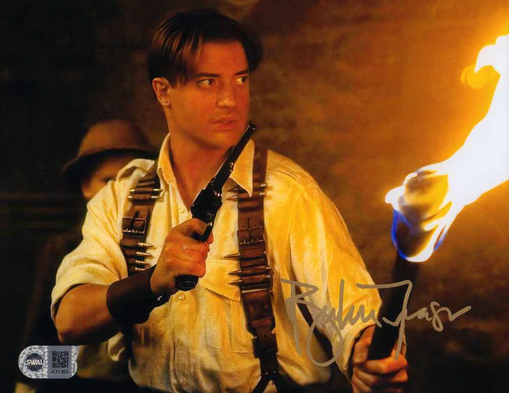 Brendan Fraser as Rick O'Connell in The Mummy Returns (SWAU) Signed 8x10 Photo