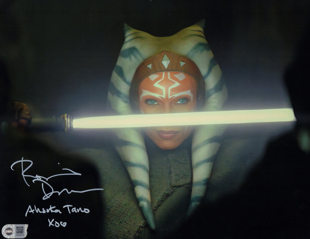 Rosario Dawson as Ahsoka Tano in Star Wars: The Mandalorian (SWAU) Signed 11x14 Photo with Character Name
